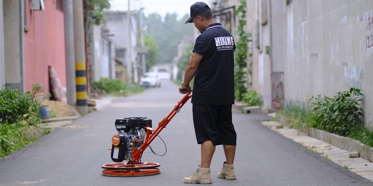 hiking concrete power trowel picture