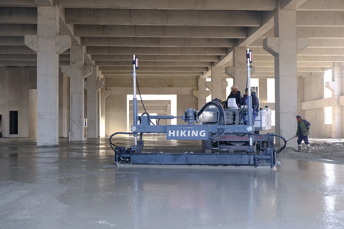 boom type laser concrete screed machine in UAE
