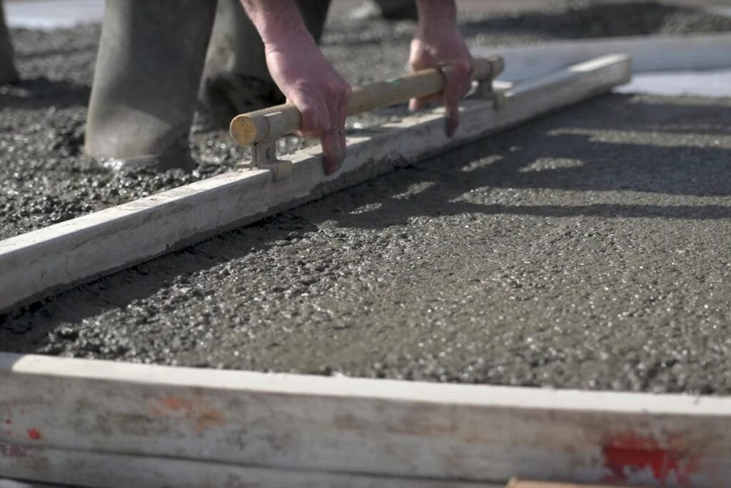 screed concrete